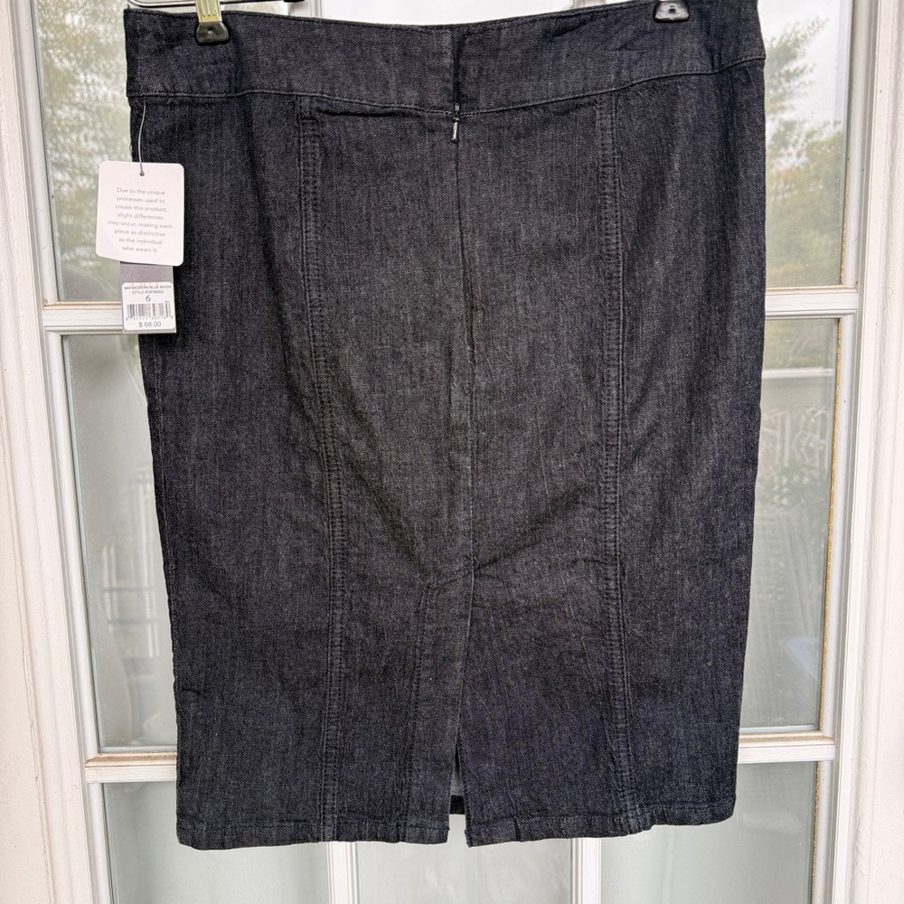 Kristin Davis | Denim Pencil Skirt | Size 6 | NWT - Picture 2 of 6
